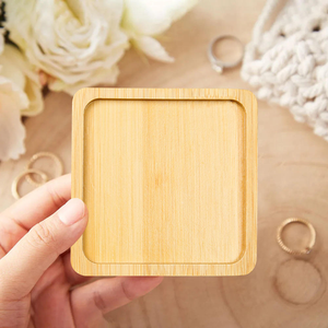 Posavasos de Madera Personalizados con Logotipo, Cuadrados y Redondos, de Bambú, para Bebidas, Productos 2026 en Oferta - Product Image 3