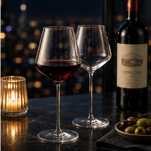 Verres à vin colorés en borosilicate faits à la main de 240 ml, sans plomb, à pied, pour vin rouge et blanc, réutilisables, vente en gros - Product Image 1
