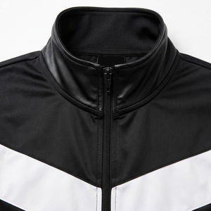 Conjunto Deportivo de Dos Piezas para Hombre, Estilo Vintage, con Logotipo Personalizado, Chaqueta con Cierre Completo y Pantalones para Correr, Entrenamiento Atlético - Product Image 3