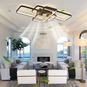 41-Inches LED Ceiling Fan with Dimmable Lights & Remote Control 6 Gear Wind Speed Fan Light - Product Image 3