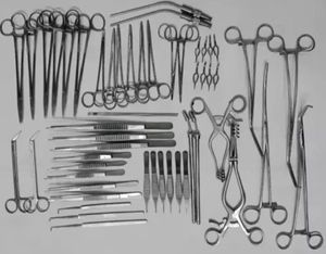 Altomme Instruments - Juego de 52 Piezas para Cirugía Cardíaca y Vascular, Acero Inoxidable, Kit de Instrumentos Quirúrgicos Torácicos para Cirugía de Corazón Abierto, Certificado CE - Product Image 1