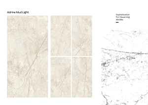 Dalles de sol et de mur en porcelaine vitrifiée GVT PGVT 600x1200mm, polies et émaillées, pour salon, chambre et usage commercial - Product Image 4