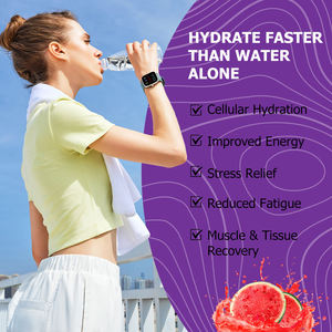 Poudre d'électrolytes la plus vendue pour l'équilibre hydrique, l'amélioration de la fonction du système nerveux et l'hydratation cellulaire ( glucides totaux ) - Product Image 4