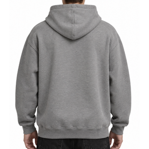 เสื้อฮู้ดดี้ผู้ชายลายกราฟิกสีเทา "City Noise" ลายเส้นขอบฟ้า - เสื้อสตรีทแวร์ - Product Image 3