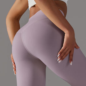 Leggings de yoga taille haute pour femme, effet ventre plat, sans démarcation, effet push-up fessier, sans couture, extensibles - Product Image 3