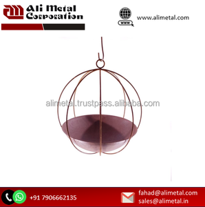 Iron Flora Hanging Planter Set of 2 Fully Customizable for Home Balcony Indoor & Outdoor Garden Decoration with Lush Blooms - Product Image 3