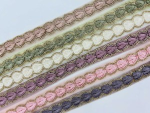 ผ้าลูกไม้โกต้าประดับลูกปัดสไตล์โรแมนติกแบบดั้งเดิมทำจากผ้าฝ้ายฝรั่งเศสหรูหราทำด้วยมือสำหรับผู้หญิงซูดาน - Product Image 2