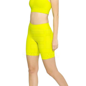 Shorts de yoga sans couture respirants pour femmes, taille haute, séchage rapide, écologiques, pour la gym et le fitness, vente en gros en vrac, usine OEM - Product Image 4