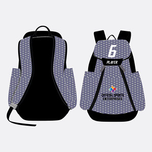 Men's Casual Sports <b>Backpack</b> Basketball Compartment Custom Anti-Theft Cotton Fabric <b>30</b>-40L Zipper Closure - Product Image 4