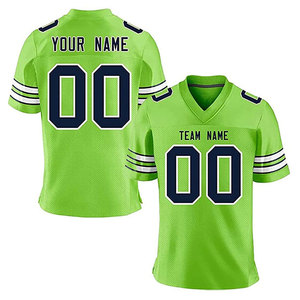 OEM American Football Jersey Men's V-Neck Short Sleeve Sublimated Printed American Football Jersey by Star <b>Crystal</b> Enterprises - Product Image 1