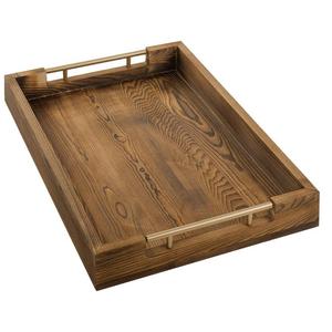 Bandeja de Madera para Servir Alimentos con Asas, Apta para Lavavajillas, Duradera y con Diseños Personalizables, Bandejas Ecológicas Hechas a Mano, Aptas para Alimentos - Product Image 6