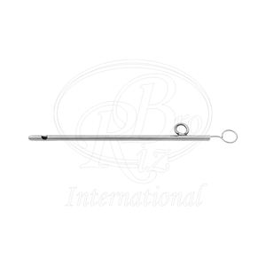 ท่อรีดน้ำนมแบบใช้ซ้ำได้ ผลิตจากสแตนเลส ผิวสัมผัสแบบซาติน ขนาด 4 นิ้ว พร้อมจุกนม อุปกรณ์สัตวแพทย์อื่นๆ - Product Image 1