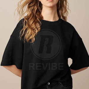 Camiseta Holgada de Verano para Mujer con Logotipo Personalizado, 100% Algodón Canvas, Transpirable, de Alta Calidad para Venta en Línea - Product Image 2