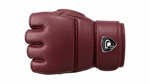 ถุงมือ MMA Dumela International EVO สีแดงเลือดหมู หนังวัวแท้ ระบายอากาศได้ดี ทนทาน ใช้ได้ทุกฤดู รุ่น DI-MMG-23 - Product Image 2