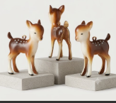 Cute <b>Glass</b> Deer <b>Christmas</b> <b>Ornament</b> Hanging Baby Fawn <b>Tree</b> Decoration - Product Image 2