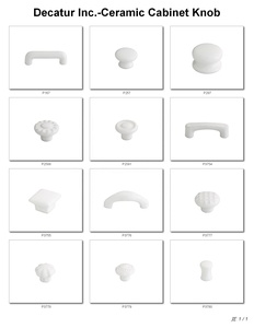 Modern Ceramic Cabinet Pull for Bathroom Kitchen <b>Bedroom</b> Living Room Outdoor Warehouse Home Bar Dresser Drawer Villa <b>Wardrobe</b> - Product Image 2