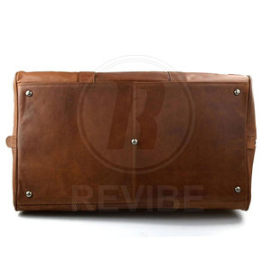 Fashion Travel Genuine Leather Duffle <b>Bags</b>-Sleek Design Premium Feel 30-<b>40L</b> Capacity Foldable Eco-Friendly & Lightweight - Product Image 6