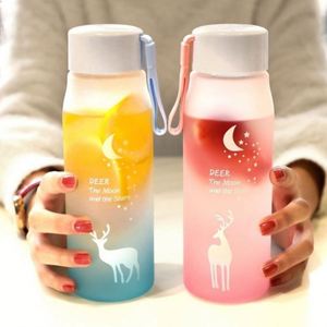 Cartoon-Printed Outdoor Festival Water Cup Plastic <b>Large</b>-Capacity Water Bottle Travel <b>Mug</b> - Product Image 1