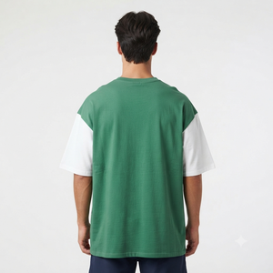 Men's t-shirt o-neck with best quality fabric customized logo and design with different color oversized men's t-shirt - Product Image 5