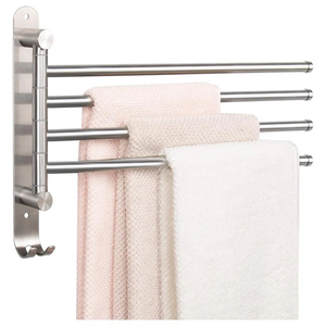 High Selling Shinny Polished <b>Wall</b> Mounted Freestanding Stainless Steel Towel Holder Square-Shaped Popular and Stylish - Product Image 5