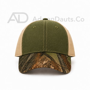Custom Embroidered Camouflage Baseball Cap | Premium Outdoor Hunting and Sports Trucker Hat Manufacturer - Product Image 1