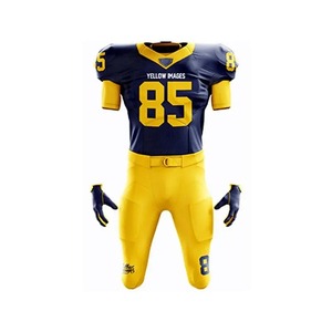 Uniforme de Fútbol Americano de Poliéster Protector de Alta Calidad, Conjunto de Pantalones y Camiseta Personalizados para Equipos, Proveedor Mayorista - Product Image 2
