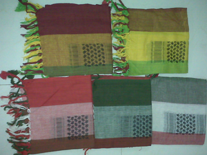 Pañuelo Árabe 100% Algodón, Alta Calidad, Estampado, Transpirable, Ligero, Antibacterial, Cuadrado, para Adultos, Estilo Veraniego - Product Image 2