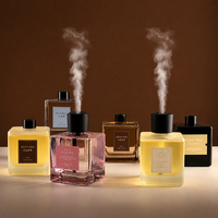 Diffuseur d'arômes à ultrasons sans eau, 500 ml, bouteille en verre carrée, pour la maison, l'hôtel, la chambre à coucher, diffusion de parfum