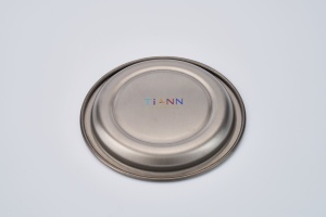 Placa de Titanio Puro TiANN |   Mini plato y tapa de titanio (individual) - Product Image 1