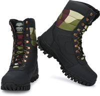Botas de Hombre de Alta Calidad con Plataforma, de Cuero, con Cordones, a Media Pantorrilla, Duraderas, Elegantes, con Suela Antideslizante, Cómodas y Transpirables