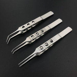 JAMSO INDUSTRIES Dovetailed Tweezers Platforms Ophthalmic Micros Forceps <b>Model</b> JI-3353 CE Certified Class I Surgical <b>Kit</b> - Product Image 6