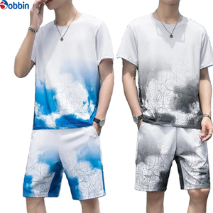 Conjunto Deportivo de Verano para Hombre de BOBBIN INDUSTRIES, Camiseta y Pantalones Jogger, Estilo Urbano, Transpirable, Personalizable, Cómodo, Unisex, Talla Grande - Product Image 6