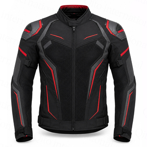 Wholesale Custom Logo Summer Breathable Mesh Street <b>Bike</b> Racing <b>Jacket</b> CE Armor <b>Men</b> Motocross Riding Textile Motorcycle <b>Jacket</b> - Product Image 1