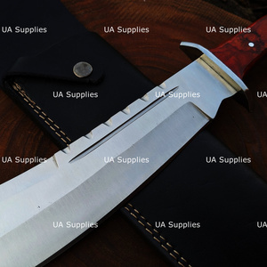 Couteau de chasse RAM BO IV style personnage de film, en acier au carbone, à pointe clip, manche en bois, lame non réglable de 17 pouces, objet de collection, DIY, OEM - Product Image 5