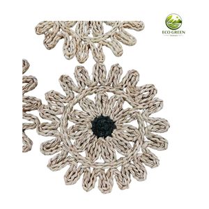 Decorative Water Hyacinth Placemat Handmade Eco Friendly Braided Dining <b>Table</b> <b>Mat</b> for Home Restaurant Hotel - Product Image 4