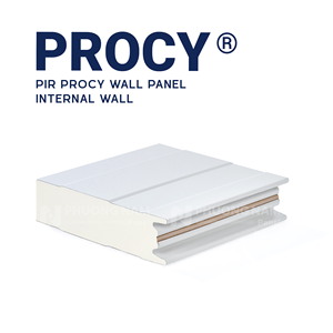 Panneau Procy mur interne PIR mousse panneau sandwich isolant à économie d'énergie pour entrepôt industriel chambre froide bâtiment bureau - Product Image 3