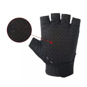 Half Finger Tactical Cycling Breathable Leather <b>Gloves</b> Wholesale High Quality Durable Microfiber Outdoor <b>Touchscreen</b> - Product Image 3
