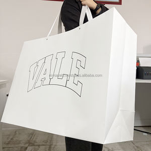 Papier cadeau de luxe écologique, laminé, robuste, sur mesure, personnalisable, surdimensionné, de grande capacité, pour vêtements, cadeaux - Product Image 1