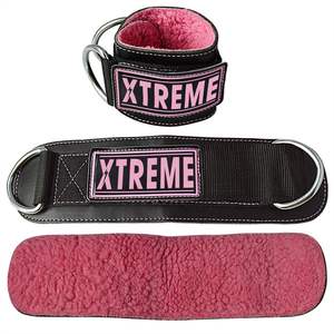 Tobilleras de levantamiento de pesas para gimnasio, 2 lb, ajustables, con peso, para entrenamiento de resistencia y desarrollo de fuerza, transpirables, con cierre de cordones, protección y comodidad. - Product Image 4