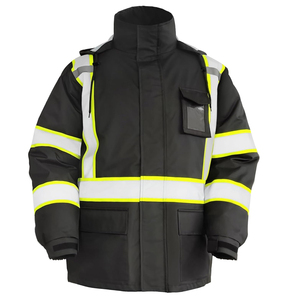 Wholesale Customized Hi Vis <b>Utility</b> Working <b>Jacket</b> With Multi Pocket Design You Own Logo <b>Men</b> High Visibility Working <b>Jackets</b> - Product Image 1