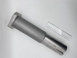 Eje de transmisión de acero mecanizado CNC de alta precisión personalizado con chavetero y brida para aplicación en válvulas - Product Image 2
