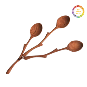 Natural Wooden <b>Spoon</b> for Kitchen Cooking and <b>Serving</b> Use - Product Image 2