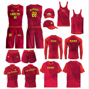 Ensemble de vêtements de sport respirant et léger pour le basketball, idéal pour les jeux en extérieur et en intérieur, confortable - Product Image 1