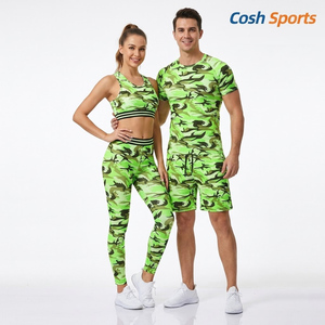 Custom Logo Sublimated Seamless Set | 2 Piece Women Gym Fitness Clothing | Quick Dry Elastic Band Sports <b>Bra</b> and Leggings - Product Image 1