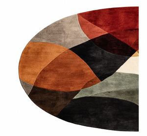 Tapis en laine de luxe fait main, design moderne haut de gamme, doux, antidérapant, imperméable, extra épais pour salon et chambre à coucher - Product Image 4