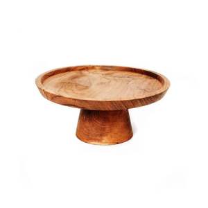 Support à gâteau en bois royal, conçu pour une présentation élégante des desserts, idéal pour les réceptions de mariage, la décoration de la maison et de la cuisine. - Product Image 6