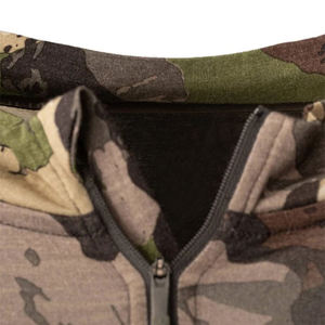 Men's Performance Camouflage Hunting Baselayer 1/4 Zip Long Sleeve Shirt Tactical <b>Camo</b> <b>Top</b> Moisture Wicking Outdoor Hiking Gear - Product Image 2