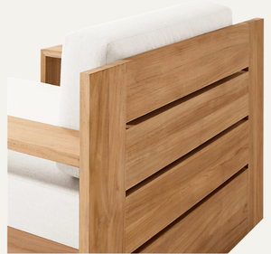 Amangiri - Cojines Modernos Minimalistas Ecológicos y Duraderos de Madera Maciza de Caoba para Tumbonas de Exterior, para Piscina, Resort o Jardín - Product Image 4