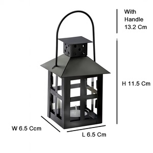 Ensemble de 2 lanternes en fer uniques, best-seller, pour la décoration de Noël à la maison, faites à la main, durables, écologiques, porte-bougies découpés, tendance - Product Image 4