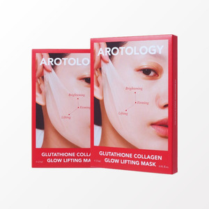 Mascarilla facial de belleza Arotolroji con glutatión y colágeno, mascarilla iluminadora y tensora, 5 unidades, mascarilla facial coreana con PDRN de salmón. - Product Image 4